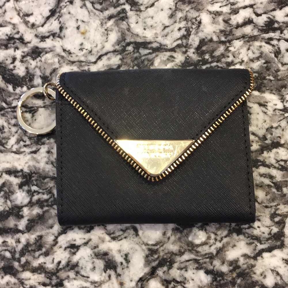 Rebecca Minkoff metro black key ring wallet